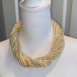 Vintage Pearl Twist Necklace